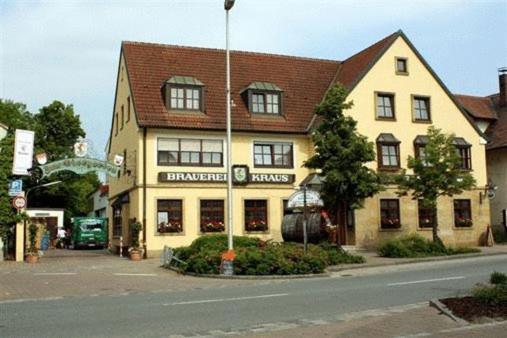Brauerei Gasthof Kraus Hirschaid Exterior photo